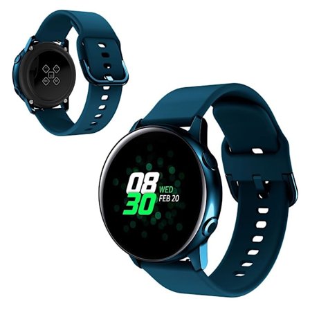 Universal silicone gloss watch band - Dark Blue