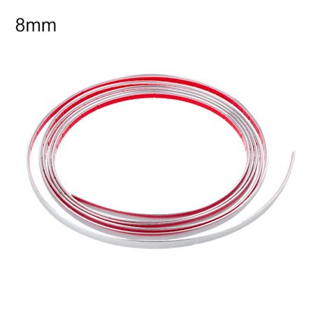 Car Body Chrome Strip Molding Trim Adhesive Sticker 8MM 8mm