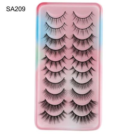 10 Pairs Manga Lashes Cosplay Lashes Sa209