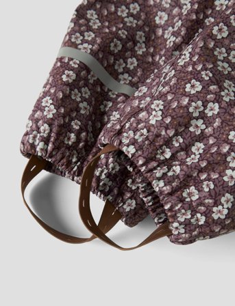 name it Nmfdry10 Rain Suit Fleece Aop Fo - Purple - 92