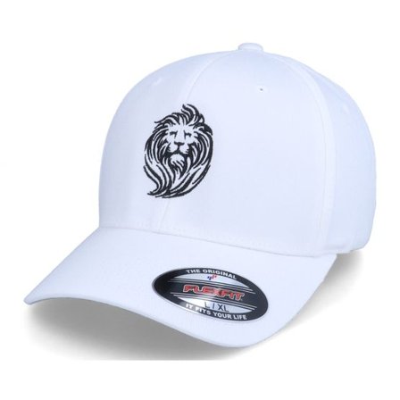 Iconic - Vit flexfit Keps - King Of White Flexfit @ Hatstore