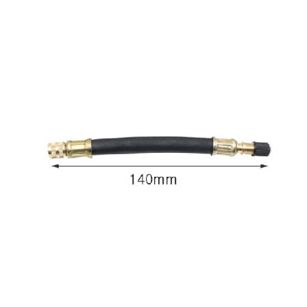 Fleksibel slange dekk ventil oppblåsbar gummi slange stål wire bil hjul dekk ventil