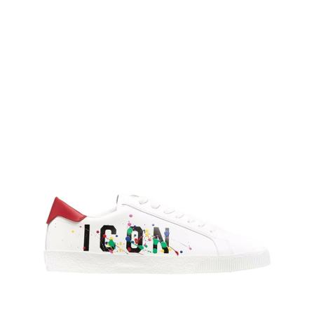 Dsquared2, Sneakers Wit, Heren, Maat:45 EU,print