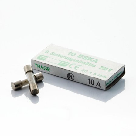 Nordic Quality Glas säkring - slow, 10A