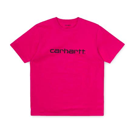 Carhartt Wip, T-Shirts Roze, Heren, Maat:M