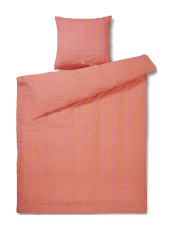 Juna Bæk&Bølge Påslakanset 150X210 Cm Pink/Orange Se Korall