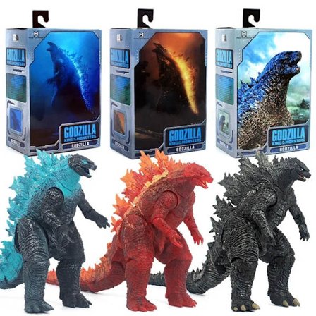 3 typer film Godzilla Vs. King Kong Movable Model Figur Legetøj Neca Movie Shm Monster Atomenergi Gaver