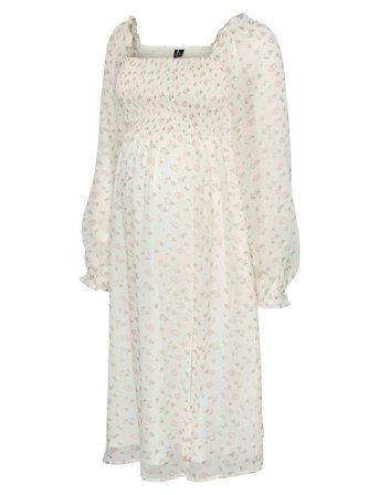 Vero Moda Maternity | Vmmsmilla Ls Calf Smock Dress Wvn Ga | S