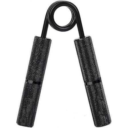 Metal Sort Kraftig Håndgreb og Håndledsforstærker Griber - Modstand fra 45 kg Metal Træningsredskab, sort (kraftigt håndtag)