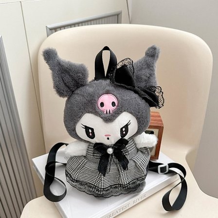Plushie Sanrio Pehmoleikkikassi Kuromi My Melody Suuri Kapasiteetti K