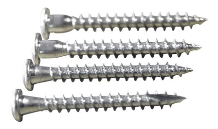 Joma 5965043 Ankerskrue 5 x 40 mm, rustfri A2, EN 1.4301, 250-pakning, Innfesting