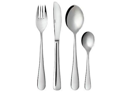 ANNA BESTIKKSETT 16 DELER STÅL