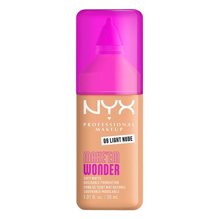 NYX PROFESSIONAL MAKEUP Make Em Wonder Foundation 09 Light Nude, Makeup, Ansigt, Foundation