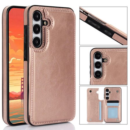 Samsung Galaxy S24 PLUS - Elegant deksel med lommebok/kortlomme
