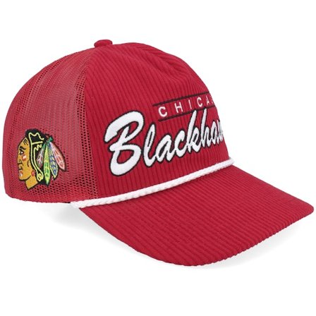 47 Brand - NHL Rød trucker Caps - Chicago Blackhawks NHL 47 Hitch Rope Red Trucker @ Hatstore