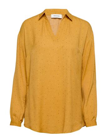 Anastacia Print Shirt Yellow Modström