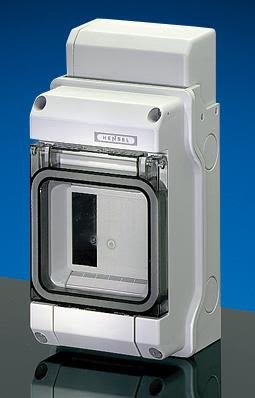 Hensel KV 9106 Normkapsling IP65 6 moduler, Elfördelning & strömförsörjning
