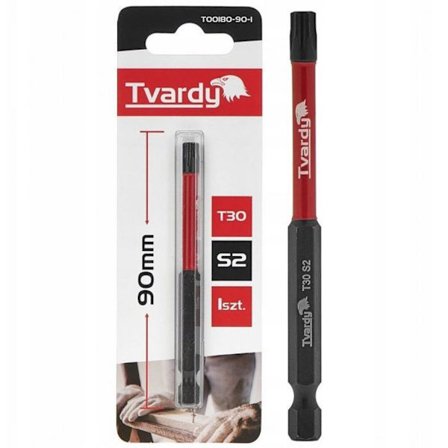 Skruvmejselspets - skruvmejselsocket Tvardy Udarowy T30 90mm S2 (1/10/50/400)