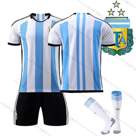 2022 VM Argentina Fodboldtrøje 10 Messi 11 Di Maria 22 Lautaro 21 Di Bala Hold
