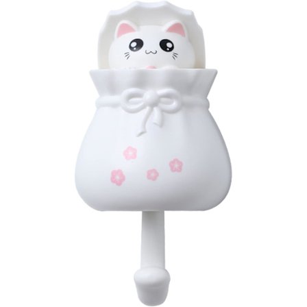 Sød lykkekattekrog, (hvid) ingen stansning til køkken og badeværelse