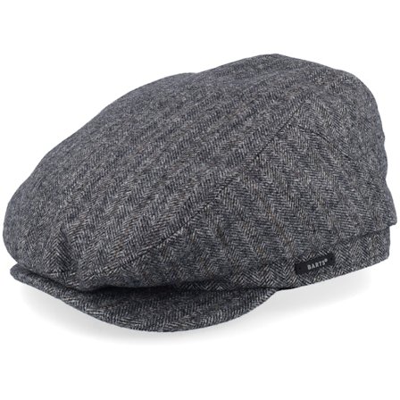 Barts - Grijs flatcap Cap - Oslo Cap Heather Grey Flat Cap @ Hatstore