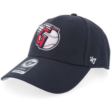 47 Brand - MLB Svart adjustable Keps - Cleveland Guardians Mvp Navy Adjustable @ Hatstore