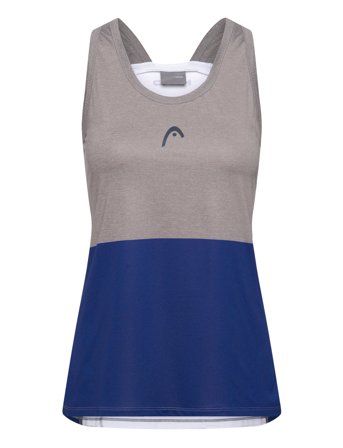 Play Tech Tank Top Women Blue Head