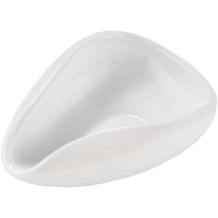 Keramisk Kaffemåleske & Temål - 10x7,5 cm Hvid Porcelænsdoseringskop til Kaffebønner & Løs Te