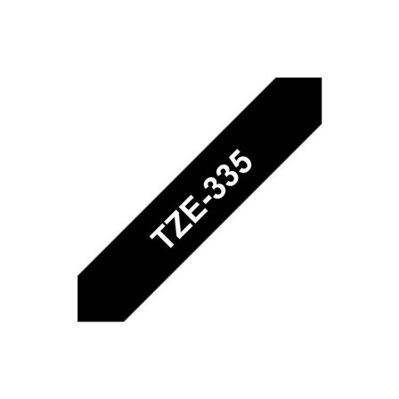 BROTHER Tape TZE335 12mm vit på svart - Lyreco - Kontorsmaskiner - Märkmaskiner och tape - Tape - Brother TZ