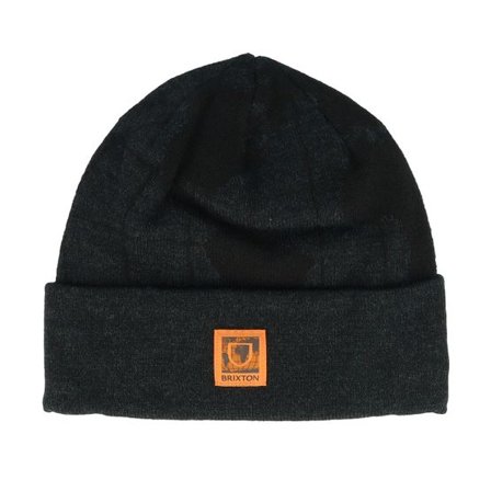 Brixton - Svart cuff Beanie - Union Watch Cap Beanie Black Cuff @ Hatstore