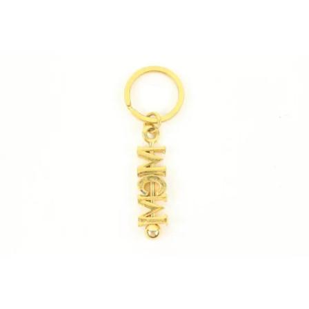 MCM Pre-owned, Pre-owned Metal key-holders Geel, unisex, Maat:ONE Size