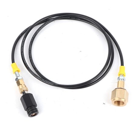 1,5 m G1/2-14 CGA320 CO2 tankadapter sodaslange kit tilbehør til SodaStream