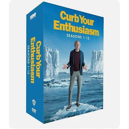 Curb Your Enthusiasm Sæson 1-12 (2024) DVD 25-Disc Nyt Box Sæt engelsk version