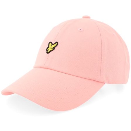 Lyle & Scott - Rosa unconstructed Keps - "Baseball Cap Pink Grapefruit Dad Cap " @ Hatstore
