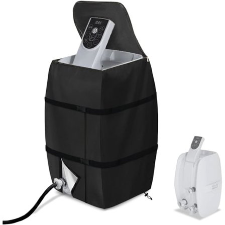 Varmepumpedeksel for boblebad, vanntett isolert pumpedeksel for boblebad, passer til