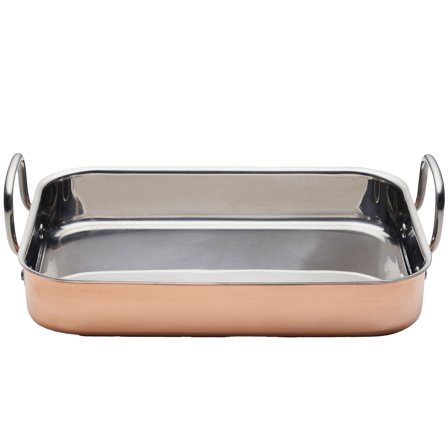 Blomsterbergs bageplade 35x25,5x6 cm, kobber - Kobber / rustfrit stål | KitchenOne