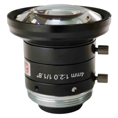C Mount 4mm manuell blenderåpning linse