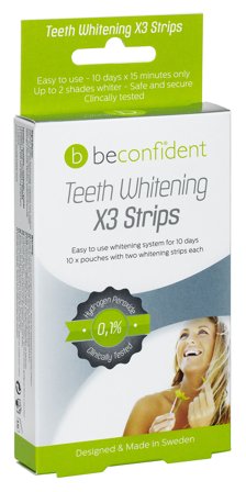 Beconfident Teeth Whitening Strips 8 stk, Medicin & Pleje, Mund & Tandpleje, Tandblegning