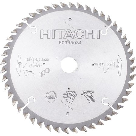 HiKOKI 60355034 Sågklinga 165x1,6x20mm, 48T, Såga