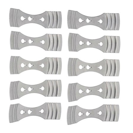 10 stk. vægeholder til stearinlys, professionel rustfrit stål, bærbar DIY-vægecentreringsenhed (LGL)