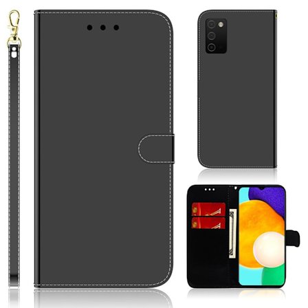 Mirror Samsung Galaxy A03s fodral - Svart