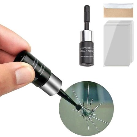 Vindusreparasjonssett - Reparer steinsprut og sprekker på bilvinduet