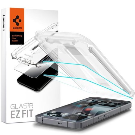 Spigen Glas.TR EZ Fit härdat glas 2-pack för Nothing Phone 3 - Transparent