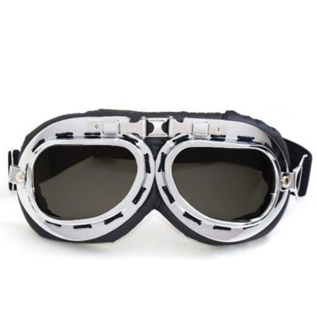 Retro Vintage Aviator Pilot Sykkel Motorsykkel Sykling Briller Briller Nye Brun