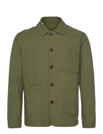 Slhmolton Jacket W Overshirts Vihreä Selected Homme