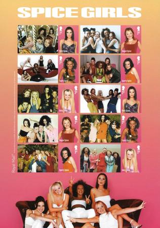 England 2024 - Spice Girls (bag scenen) - Postfrisk ark