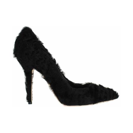 Dolce & Gabbana Fluffy Pumps Sort, Dame, Størrelse: 40 EU