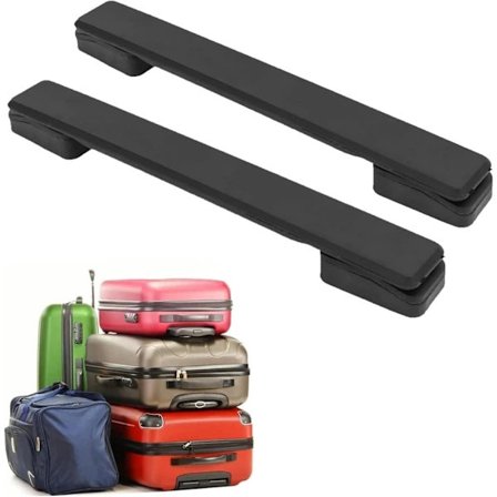 2 kpl Matkatavaroiden kahvoja, 20,2 cm, Vaihtokahva matkalaukkuun Vetokahva Matkatavaroiden kahva Muovinen veto Matkalaukku Laatikko, Trunk,A