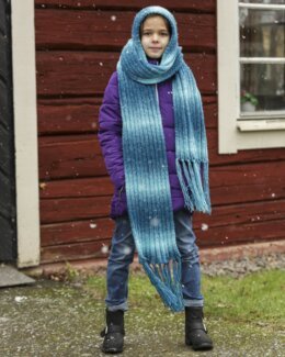 Strikkeoppskrift Skjerf - Järbo