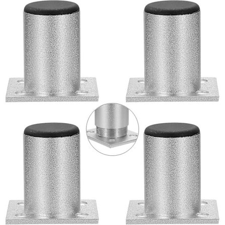 Justerbare møbelben til skab, fødder i aluminiumlegering til sofa, hylder, belastning 1 stk. op